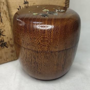 茶道具　片口水次　踊桐　仁清写　三代目巌作　 栞入　美品　共箱入　外箱入 茶道具片口水次踊桐仁清写三代目巌作 栞入美品共箱入外箱入